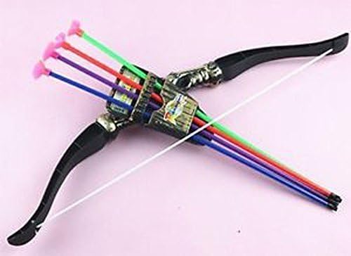 Plastic Archery Set Junior Bow And Sucker Arrows Fun Game Toy For Children