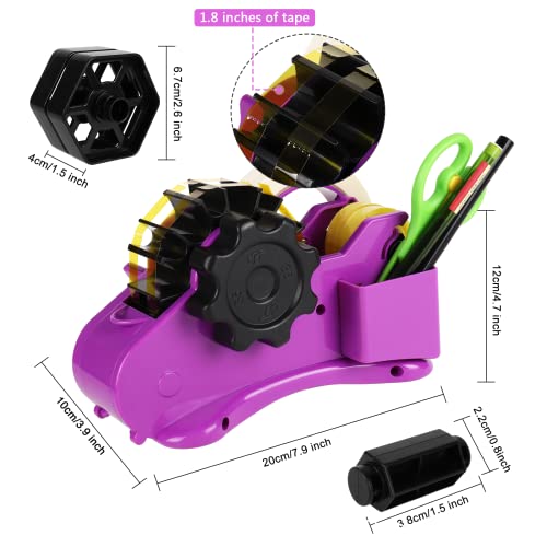 MultiRoll Cut Heat Tape Dispenser with 6pcs Tapes, Semi Automatic