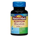 Nature Made 2,500mcg Biotin Liquid Softgels 180 count