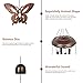 HANGHANG Butterfly Wind Chime Unique Outdoor with 4 Aluminum Tubes Soothing Melody Wind Chimes for Outdoor