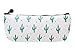Hosaire Pencil Case Canvas Elegant Cute Cactus Pen Case Stationery Pouch Bag Case Cosmetic Bags