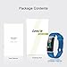 Letsfit Waterproof Fitness Tracker with Heart Rate Monitor, Color Screen Fitness Watch, Smart Band with Sleep Monitor, Step Counter, Pedometer Watch for Kids Women and Men