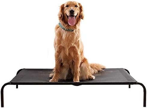 Fansi 1 x Bed steel frame pet bed,Summer pet mat,Four Season Mesh Breathable Pet Bed,Soft Fleece pet sofa mat,deep sleep pet mat, Cushion Washable Dog Warm Soft Cover