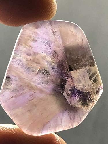 Crystal Nation Auralite 23 Polished Slice Palm Stone ~ Canada ~ (11gm / 30mm)