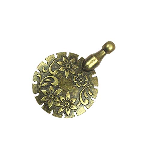 Zerama Durable Metal Sewing Thread Yarn Cutter Pendant Round Shape Antique Bronze Craft DIY Tool Home Quilting Sewing