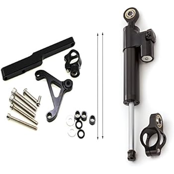 FXCNC Racing Motorcycle CNC Steering Damper Stabilizer Buffer Control Bar With Mounting Bracket Kit Full Set Fit For HONDA CB1000R 2008 2009 2010 2011 2012