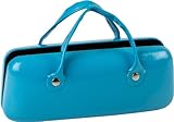 Sleek Patent Handbag Style Hard Sunglasses/ Eyeglasses Case - 6 Vibrant Colors