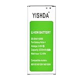 Note 4 Battery,YISHDA 3220mAh Replacement Samsung Galaxy Note 4 Battery BN910B SM-N910 N910A N910T | Galaxy Note 4 Spare Battery [18 Month Warranty]