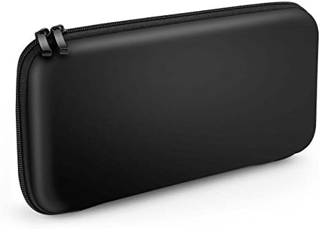 GameWill Hard Travel Carrying Case for Nintendo Switch, Protective Storage Bag with 4 Game Cartridge&amp; Hook-Black