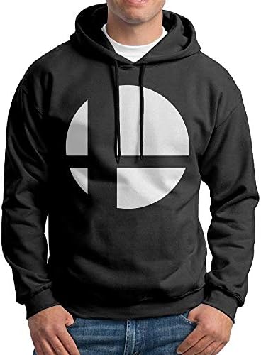 Onad723nanjan Man's Super Smash Bros Logo Classic Hoodies Hooded Sweatshirt