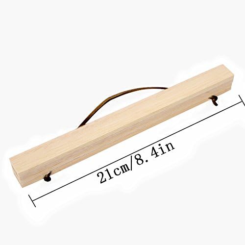 Magnet Wooden Picture Frame, Poster Canvas Painting Hanger Nordic Modern Home Wall Art Decorative Wood Framework(No Print, 8.4in)