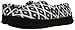 ACORN Women's Moc Slipper, Black/Cream Southwestern, Large/8-9 M US