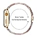 BONSTRAP Resin Watch Band with Metal Buckle 40mm 38mm for Apple Watch Series 4 3 2 1