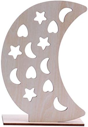 Ladysdress Lightning Deals Eid Mubarak Ramadan Wooden Plaque Ornament Muslim Islam Hanging Pendant Home Room Table Decoration Craft Art