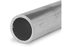 ONLINE METALS 6061 Aluminum Pipe, Schedule 40, 1.5" Nominal, 1.61" Inside Diameter, 1.9" Outside Diameter, 0.15" Wall, 48" Length, OnlineMetals