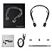 Bone Conduction Headphones, Miric Wireless Headphones Bluetooth 4.2 Stereo Open Eardrum Headphones Waterproof for Sports Driving (Black)
