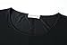 LARACE Plus Size Tops for Women 3/4 Sleeve Shirts Tunic Tops Loose Fit Basic Lady Clothes (1X, Black)
