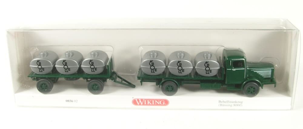 Wiking 085602 Bussing 8000 Auxiliary Tanker West Berlin Milk 1950-56
