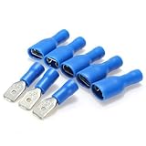 100Pcs Assorted Electrical Wire Terminals Connectors Male and female Crimp Spade