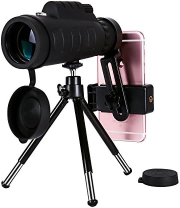 Cellphone telescope Monocular Telescope, telescope,10X ,Outdoor Portable High-powered Wide-angle Monoculars Zoom Lens Night Vision Travelling Telescope with Tripod Cell Phone Holder