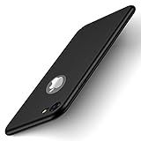 iPhone 7 Case, iPhone 8 Case, Novo Icon Slim Fit Shell Hard Plastic Soft Feeling Full Protective Anti-Scratch&Fingerprint Cover Case for Apple iPhone 8 iPhone 7 Black