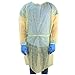 EverOne Isolation Gown Fluid Resistant - Full Back, Yellow (Case of 50)
