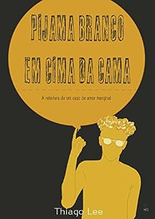 Livro Pijama branco em cima da cama