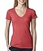 Bella Women's Triblend Deep V-Neck Tee