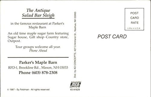 Parker S Maple Barn Mason New Hampshire Nh Original Vintage