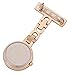 ShoppeWatch Nurses Lapel Pin Watch Analog FOB Infection Control Watch Rose Gold NW-237