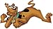 12" Scooby Doo Cartoon Removable Peel Self Stick Adhesive Vinyl Decorative Wall Decal Sticker Art Kids Room Home Decor Girl Bedroom Nursery 6 x 12 inches tall