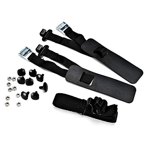 AUXMART Kayak Roof Rack - Mount on Roof Rack Cross Bars - Saddle Carrier for Canoe, Boat, Paddle Board, Surfboard and Kayaks