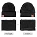 OZERO Winter Knit Hat Beanie - Warm Circle Loop Scarf 2 in 1 for Men and Women