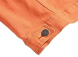 LAMKUKU Mens Denim Jacket Ripped Slim Jean Jacket