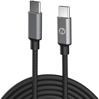 Macbook pro usb c cable,Faracent 5A usb c cable 3.3FT braid black, Support 5A output fast charging USB 3.1 data transfer 87W full charging for Macbook pro 15" 13" 2017