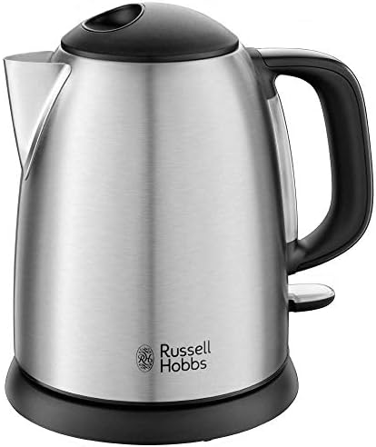 Russell Hobbs Bouilloire Compacte 1L, Ebullition Rapide, Filtre Anti-Calcaire Amovible, Lavable, Niveau d'Eau Visible - 24991-70 Adventure - Cuisine A Vivre Russell Hobbs Bouilloire Compacte 1L, Ebullition Rapide, Filtre Anti-Calcaire Amovible, Lavable, Niveau d'Eau Visible - 24991-70 Adventure