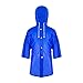 ZDHGLOBAL ZDH Kids Children Rain Poncho Raincoat Portable With Hoods and Sleeves