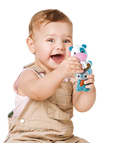 Clementoni 59200 Die Farm-Eisenbahn, bunter Bauernhof-Spaß, motorbetriebene Lokomotive, süße Tier-Figuren, Klangeffekte… – Bild 7