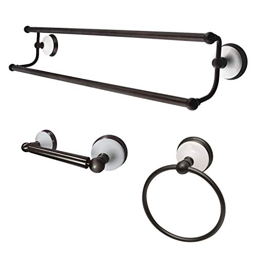 Kingston BAK111348ORB Bar Bathroom Accessory Set, Oil Rubbed Bronze at Amazon