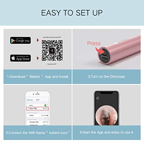 BEBIRD Ear Wax Removal, Ears Cleaner, Earwax Remover Tool with 1080P