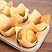 STARUBY 150pcs Tulip Cupcake Liners Natural Baking Cups Muffin Paper Liner Grease-Proof Wrappers for Wedding, Birthday Party, Standard Size, Natural Color