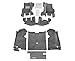 BedRug Jeep Combo Kit - BedRug CBRTJ97 fits 1997-06 TJ (w/ console) (Includes Front and Cargo Kit)