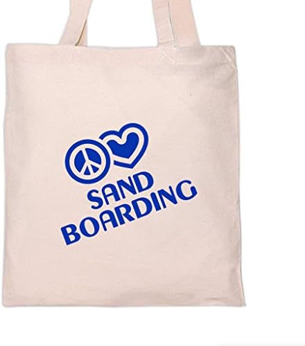 PEACE LOVE SAND BOARDING Sport Tote Bag