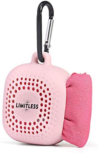 LIMITLESS Travel Towel with Silicone Travel Case-Free Bonus BPA Free Silicone Straw! Fast Drying Absorbent Microfiber Towel for Backpacking, Hiking, Camping, Fitness/Gym, Yoga, Sports (Pink Flamingo)