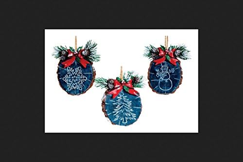 Tree Bark Ornament 4"