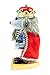 Clever Creations Mouse King 7 Inch Traditional Wooden Nutcracker, Festive Christmas Décor for Shelves and Tables