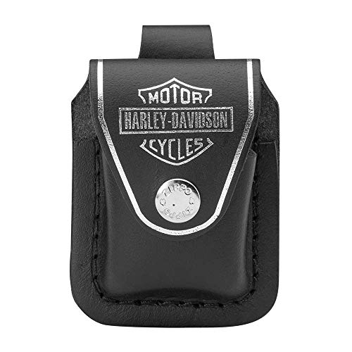 Zippo Harley-Davidson Lighter Pouch, Black (Renewed)