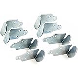 8 Pc Stake Body Utility Trailer Rack Corner Connector Wood Panel Gate Side Latch Brackets