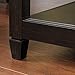 Sauder Edge Water Side Table, Estate Black finish