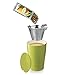 Tea Forte Kati Cup Ceramic Tea Infuser Cup with Infuser Basket and Lid for Steeping, Pistachio